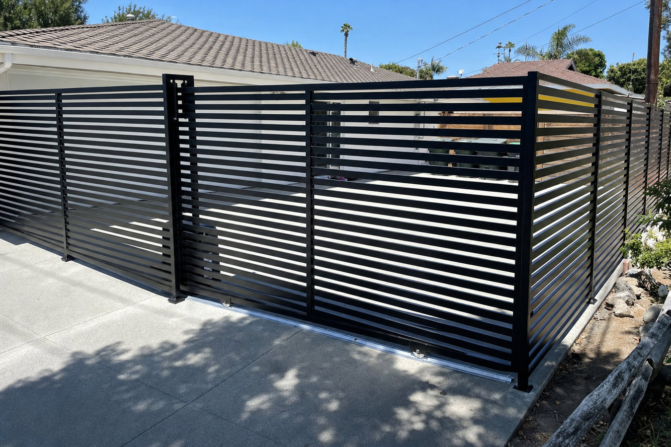 Automatic gate installation