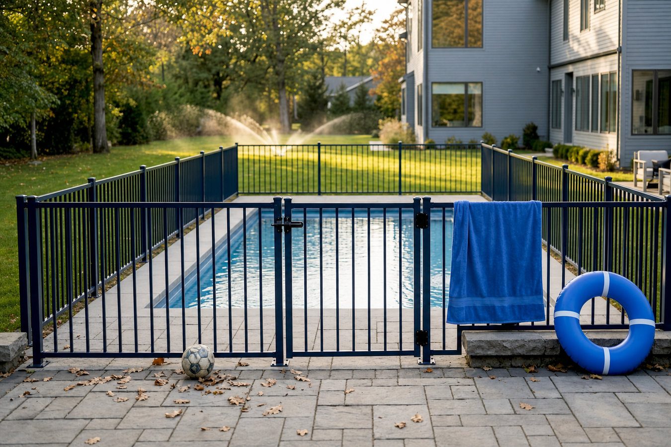 Pool fence installation in Eagle Pass, TX