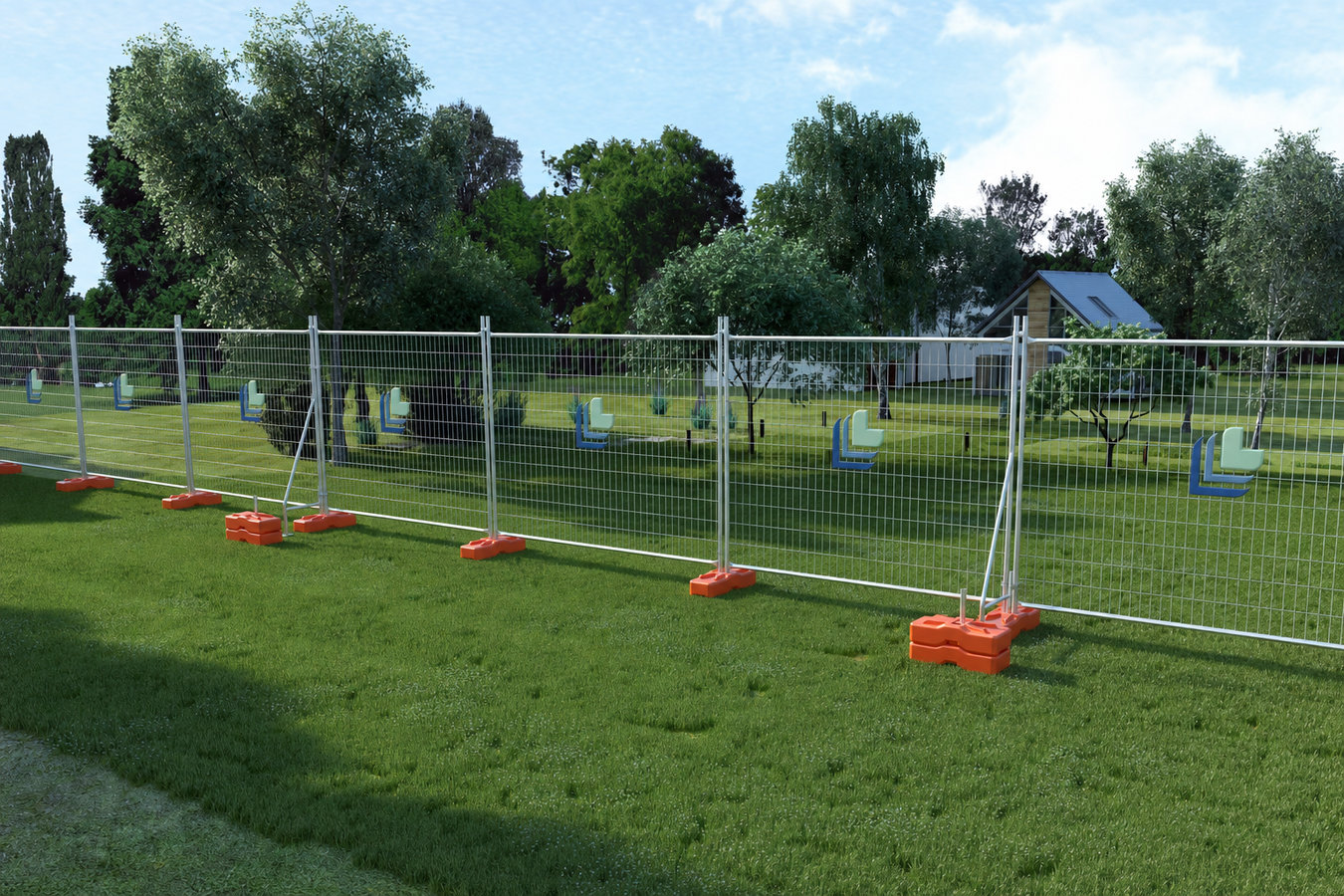 Security fence installation in Eagle Pass, TX
